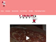 Tablet Screenshot of clevelandpizzafest.com
